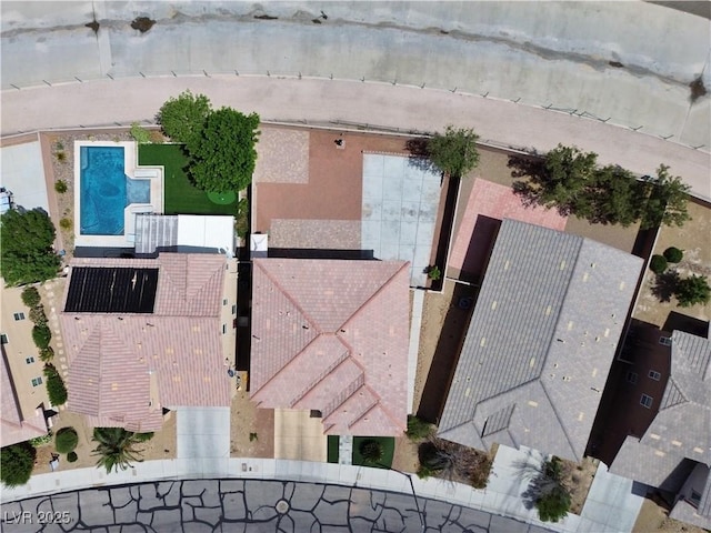 9604 Vital Crest St, Las Vegas, NV 89123 - drone / aerial view of a pool area