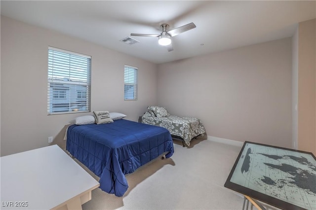 8984 Rolling Pietra St, Las Vegas, NV 89166 - bedroom with carpet and ceiling fan