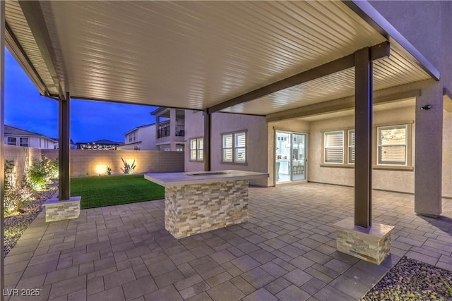 8984 Rolling Pietra St, Las Vegas, NV 89166 - fenced backyard with a patio