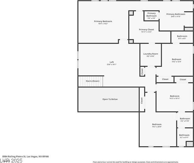 8984 Rolling Pietra St, Las Vegas, NV 89166 - view of property floor plan