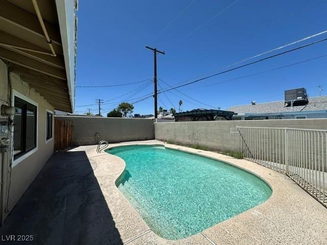 4200 Via Vaquero Ave, Las Vegas, NV 89102 - view of swimming pool featuring a fenced backyard and a patio