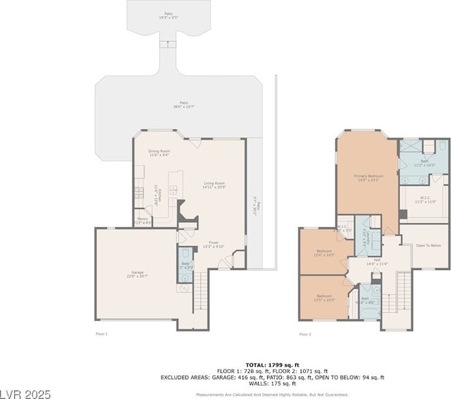 9004 Harbor Wind Ave, Las Vegas, NV 89178 - view of floor plan / room layout