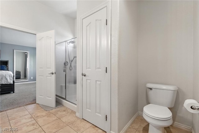 9004 Harbor Wind Ave, Las Vegas, NV 89178 - ensuite bathroom with tile patterned flooring and a shower stall