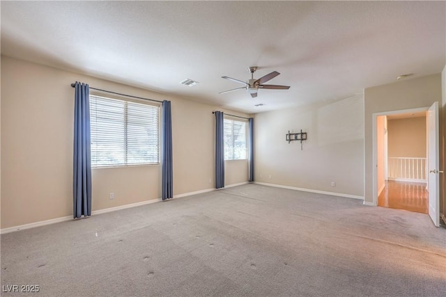 801 Dana Hills Ct Unit 101, Las Vegas, NV 89134 - carpeted spare room with ceiling fan and baseboards