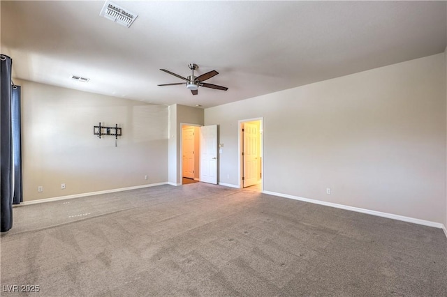 801 Dana Hills Ct Unit 101, Las Vegas, NV 89134 - carpeted empty room with ceiling fan and baseboards