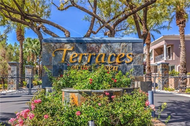 801 Dana Hills Ct Unit 101, Las Vegas, NV 89134 - view of community sign