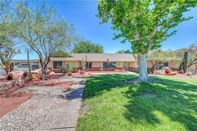 1705 Westwind Rd, Las Vegas, NV 89146 - ranch-style home featuring a front lawn