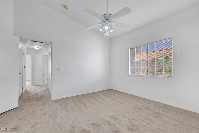 1881 W Alexander Rd Unit 2093, North Las Vegas, NV 89032 - carpeted empty room with attic access, ceiling fan, and a smoke detector
