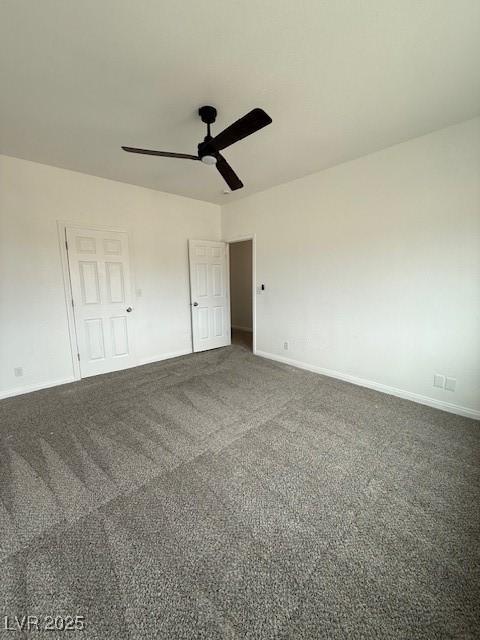 1830 Justine Ct, Pahrump, NV 89048 - carpeted spare room with a ceiling fan and baseboards