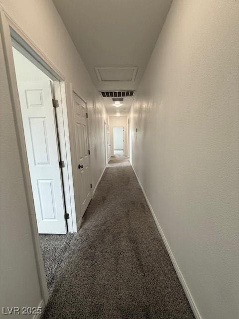 1830 Justine Ct, Pahrump, NV 89048 - corridor featuring carpet floors and attic access
