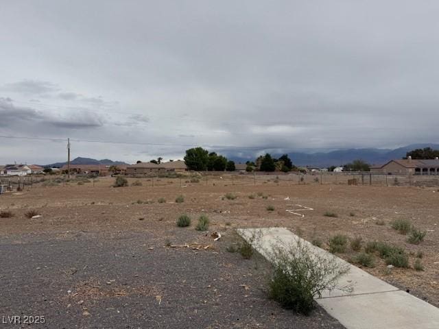 1830 Justine Ct, Pahrump, NV 89048 - view of yard with a mountain view