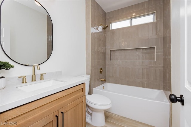 4493 Rometta Ave, Las Vegas, NV 89141 - bathroom with vanity and washtub / shower combination