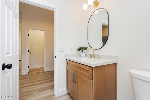 4493 Rometta Ave, Las Vegas, NV 89141 - bathroom with vanity and wood finished floors