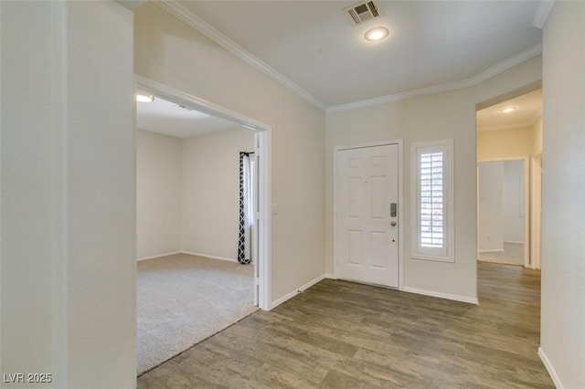 1453 Doggett Ave, Las Vegas, NV 89123 - foyer with ornamental molding and wood finished floors