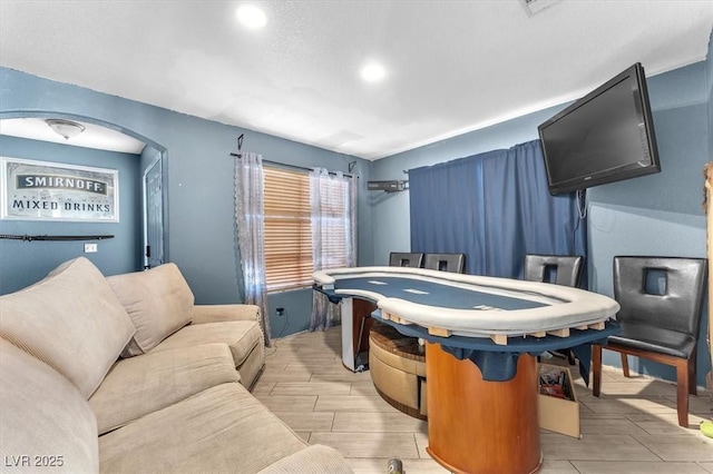 5612 Royal Castle Ln, Las Vegas, NV 89130 - rec room featuring arched walkways
