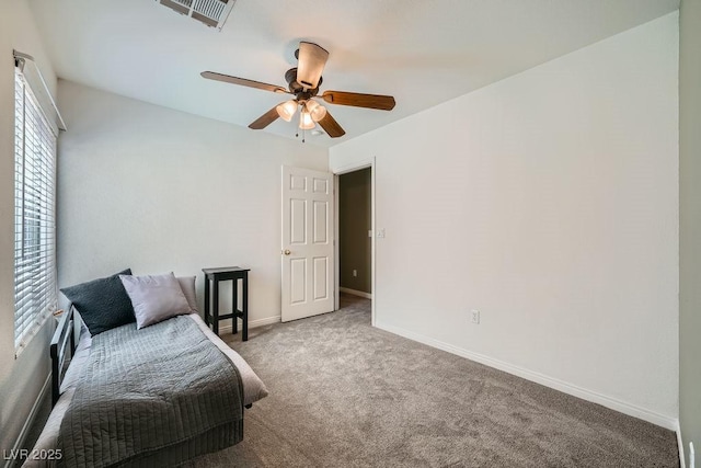 6125 Broken Slate Way, Las Vegas, NV 89139 - sitting room with carpet and a ceiling fan