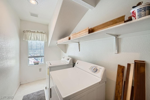 6125 Broken Slate Way, Las Vegas, NV 89139 - washroom with separate washer and dryer and baseboards