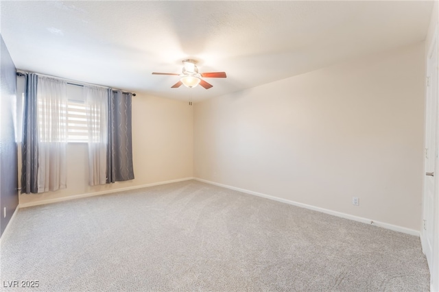 2866 Loveland Dr Unit 2018, Las Vegas, NV 89109 - carpeted empty room featuring a ceiling fan and baseboards
