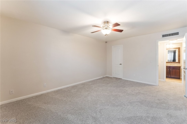 2866 Loveland Dr Unit 2018, Las Vegas, NV 89109 - unfurnished room with a ceiling fan and light colored carpet