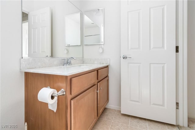 10013 Sable Point St, Las Vegas, NV 89178 - bathroom with vanity and tile patterned floors