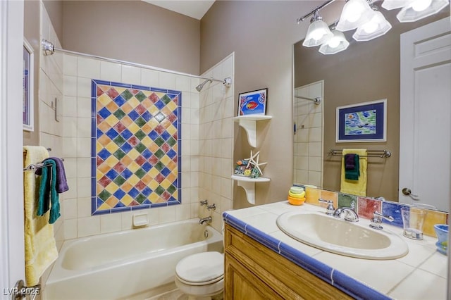 2008 Winter Wind St, Las Vegas, NV 89134 - bathroom with shower / tub combination and vanity