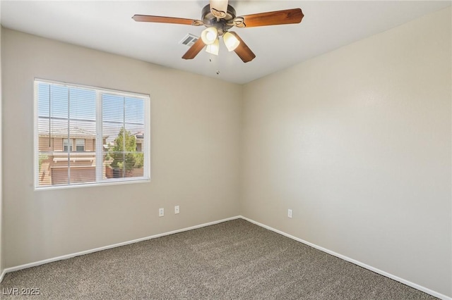 3609 Kingfishers Catch Ave, North Las Vegas, NV 89084 - empty room with carpet and a ceiling fan