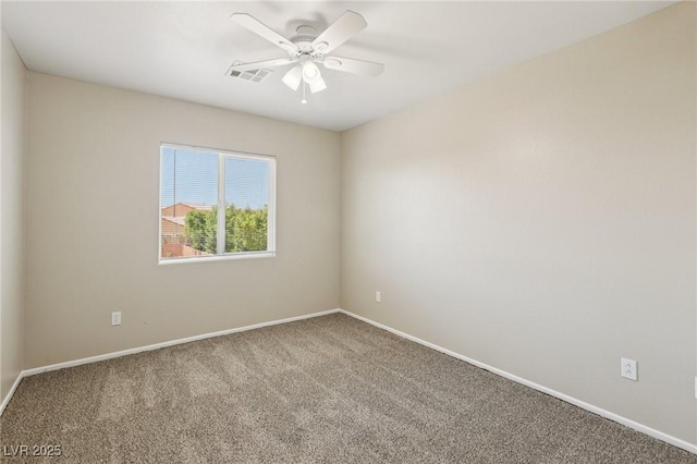 3609 Kingfishers Catch Ave, North Las Vegas, NV 89084 - carpeted spare room with a ceiling fan and baseboards
