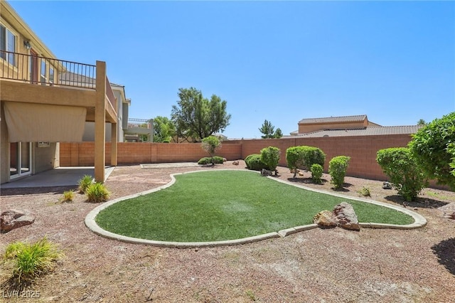 3609 Kingfishers Catch Ave, North Las Vegas, NV 89084 - fenced backyard with a patio area