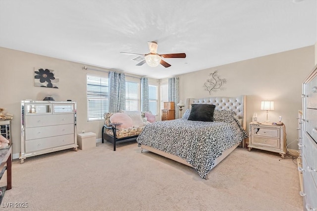 2194 Trivero St, Henderson, NV 89044 - bedroom featuring carpet floors and a ceiling fan