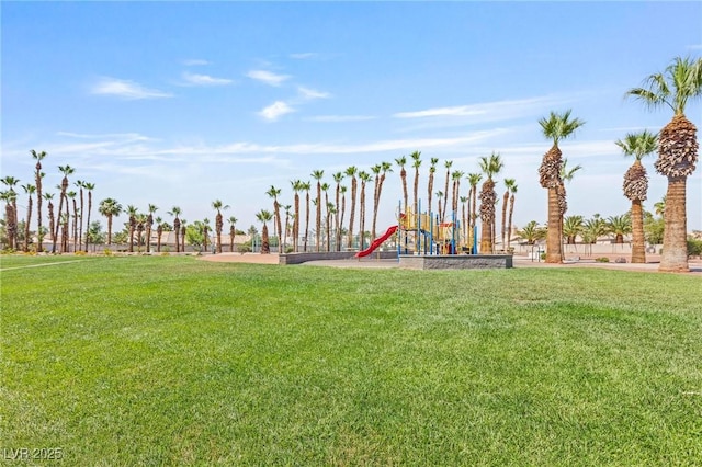 6209 Lenaking Ave, Las Vegas, NV 89122 - community play area featuring a yard