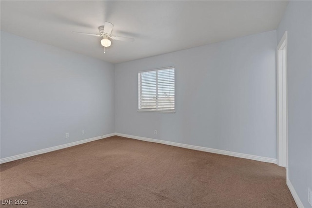 4784 El Escorial Dr, Las Vegas, NV 89121 - empty room with dark carpet and a ceiling fan