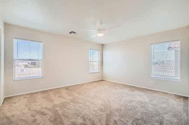 4118 Beech Family St, Las Vegas, NV 89115 - carpeted spare room with baseboards and ceiling fan