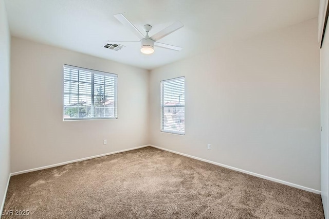 4118 Beech Family St, Las Vegas, NV 89115 - carpeted spare room with a ceiling fan and baseboards