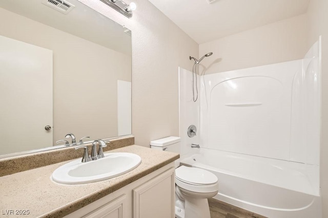 4118 Beech Family St, Las Vegas, NV 89115 - bathroom with vanity, tub / shower combination, and wood finished floors