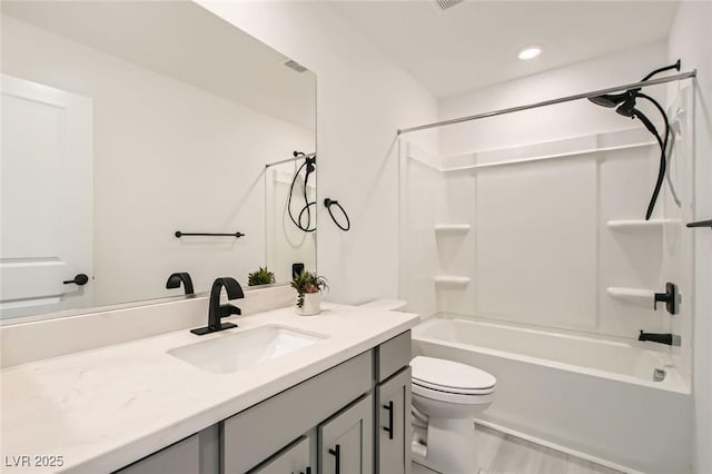 5804 Gossamer Stone Ct, Las Vegas, NV 89141 - bathroom with vanity and shower / bathtub combination
