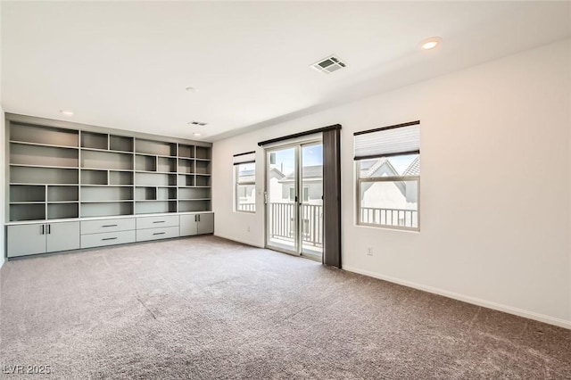 5804 Gossamer Stone Ct, Las Vegas, NV 89141 - carpeted empty room with baseboards and recessed lighting