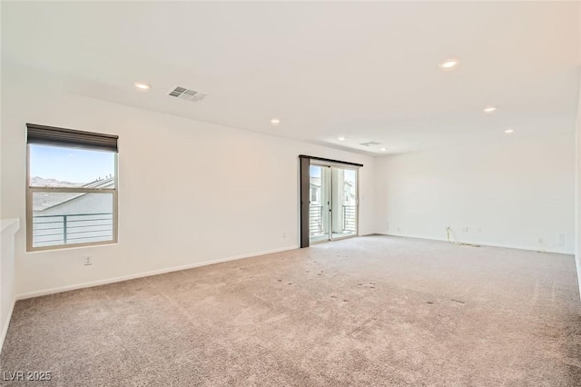 5804 Gossamer Stone Ct, Las Vegas, NV 89141 - spare room featuring light colored carpet and recessed lighting