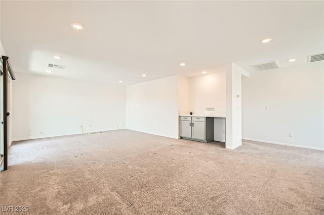 5804 Gossamer Stone Ct, Las Vegas, NV 89141 - unfurnished room with light carpet and recessed lighting