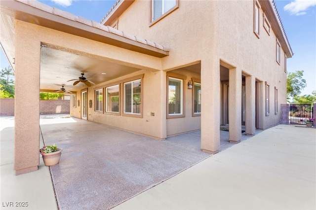 2755 Asgard Ave, Las Vegas, NV 89121 - view of patio featuring a ceiling fan