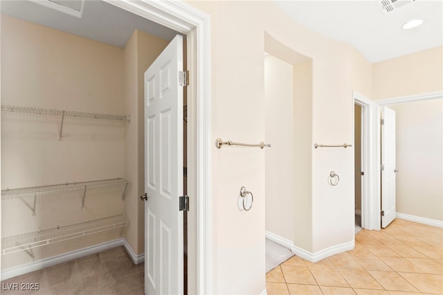 2755 Asgard Ave, Las Vegas, NV 89121 - bathroom with tile patterned floors and recessed lighting