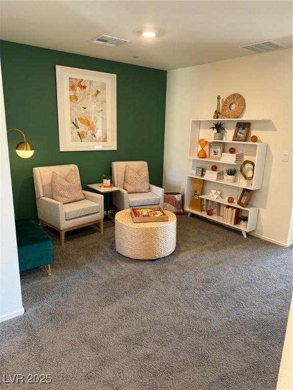 1900 Arietta Vista St, Henderson, NV 89044 - sitting room with carpet and baseboards