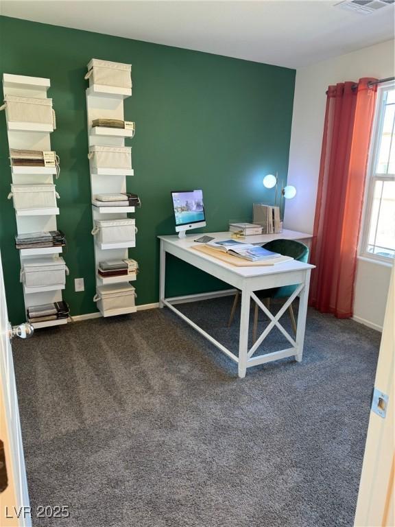 1900 Arietta Vista St, Henderson, NV 89044 - home office featuring carpet and baseboards