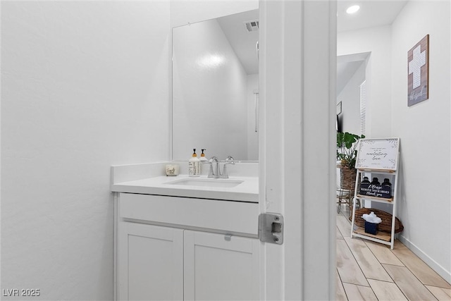 55 Strada Fontana, Henderson, NV 89011 - bathroom with vanity and recessed lighting