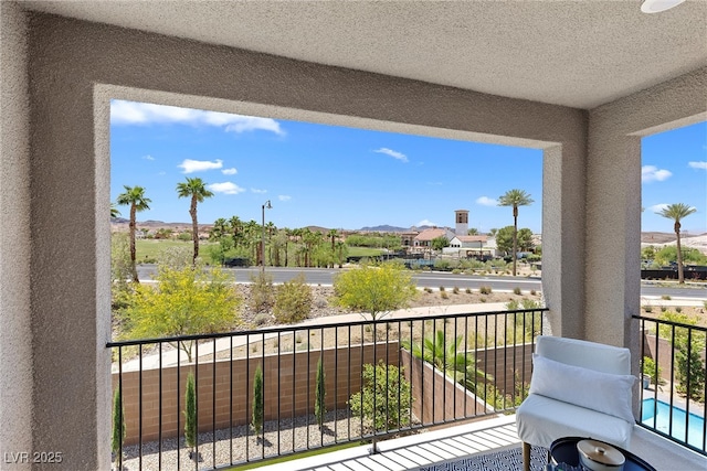 55 Strada Fontana, Henderson, NV 89011 - balcony featuring a residential view