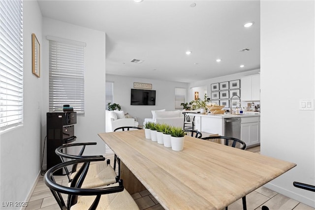 55 Strada Fontana, Henderson, NV 89011 - dining area featuring recessed lighting and plenty of natural light