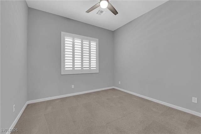 11909 Pippa Ave, Las Vegas, NV 89138 - carpeted spare room with ceiling fan and baseboards