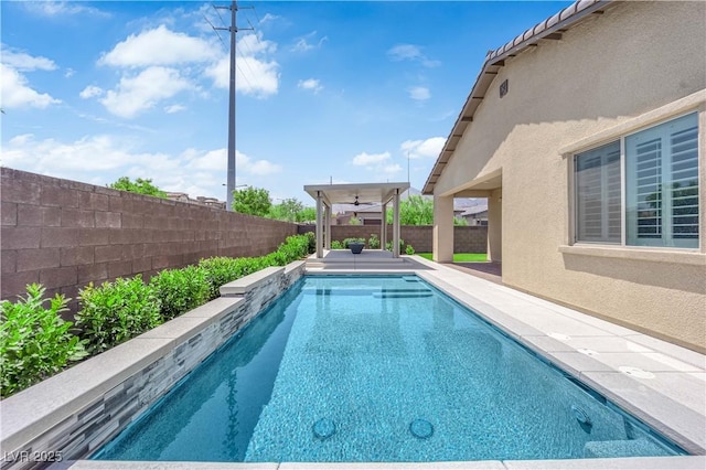 11909 Pippa Ave, Las Vegas, NV 89138 - view of swimming pool with a fenced backyard