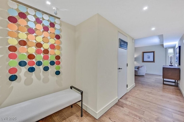 3111 Bel Air Dr Unit 7D, Las Vegas, NV 89109 - corridor featuring light wood finished floors and recessed lighting