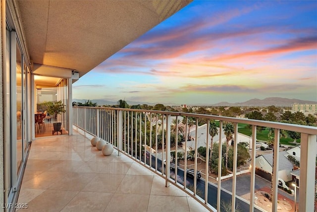 3111 Bel Air Dr Unit 7D, Las Vegas, NV 89109 - balcony with a mountain view