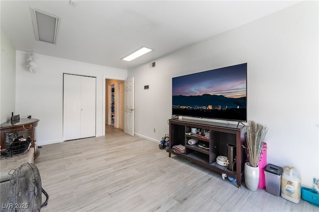 2990 Carnelian St, Las Vegas, NV 89121 - living room with wood finished floors and baseboards